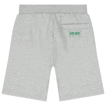 Boys Grey Logo Shorts